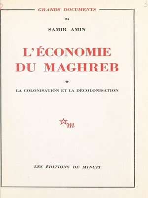 cover image of L'économie du Maghreb (1)